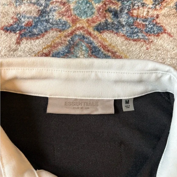 Essentials Fear Of God 1977 Polo Shirt Large - Picture 3 of 5